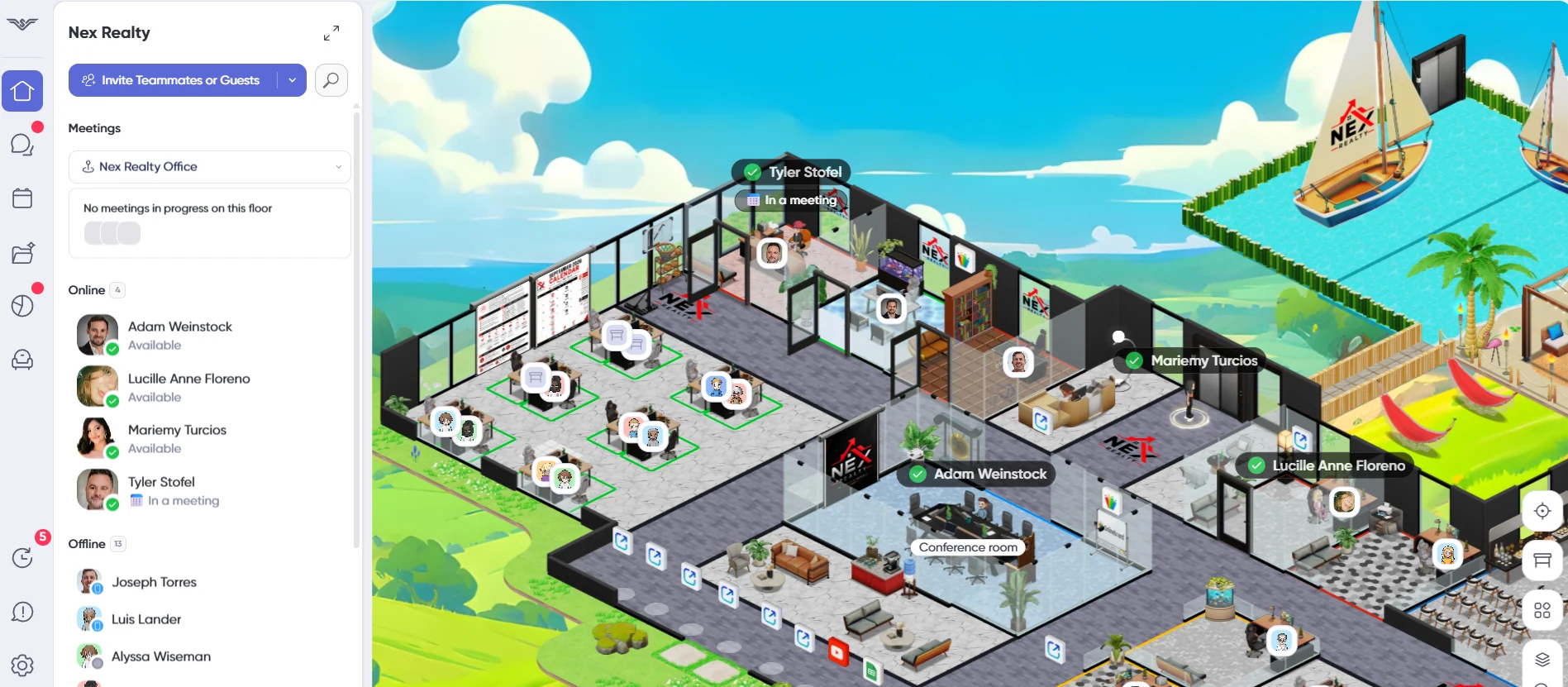 NEX SoWork virtual office